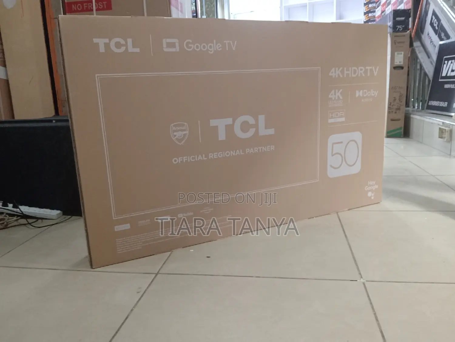 50" TCL Smart Uhd Frameless Google Tv