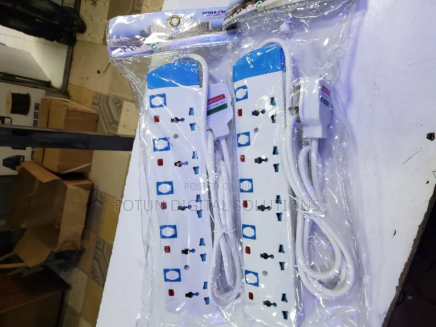5 WAY EXTENSION CABLE 3m Power King