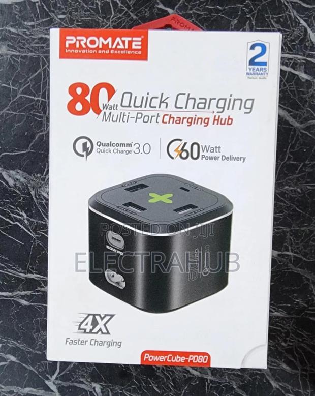 Promate Powercube-Pd80 80w Charging Multiport