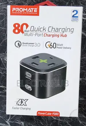 Promate Powercube-Pd80 80w Charging Multiport