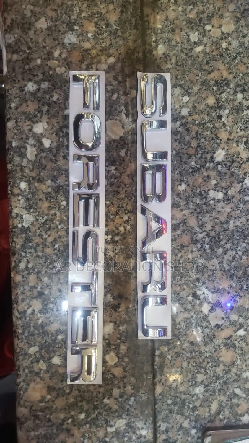 Subaru Forester Boot Badge