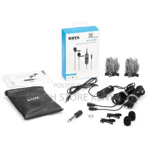 Boya M1DM Dual Omnidirectional Recording Microphone - main view
