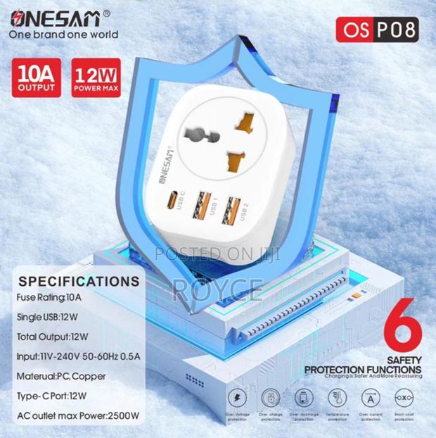 2USB + Type -C Small Conversion Head Universal Adapter - thumbnail 4