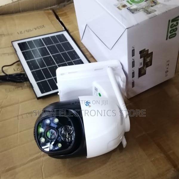 4g Sim Wireless. Solar PTZ Camera W/Color Night Vision