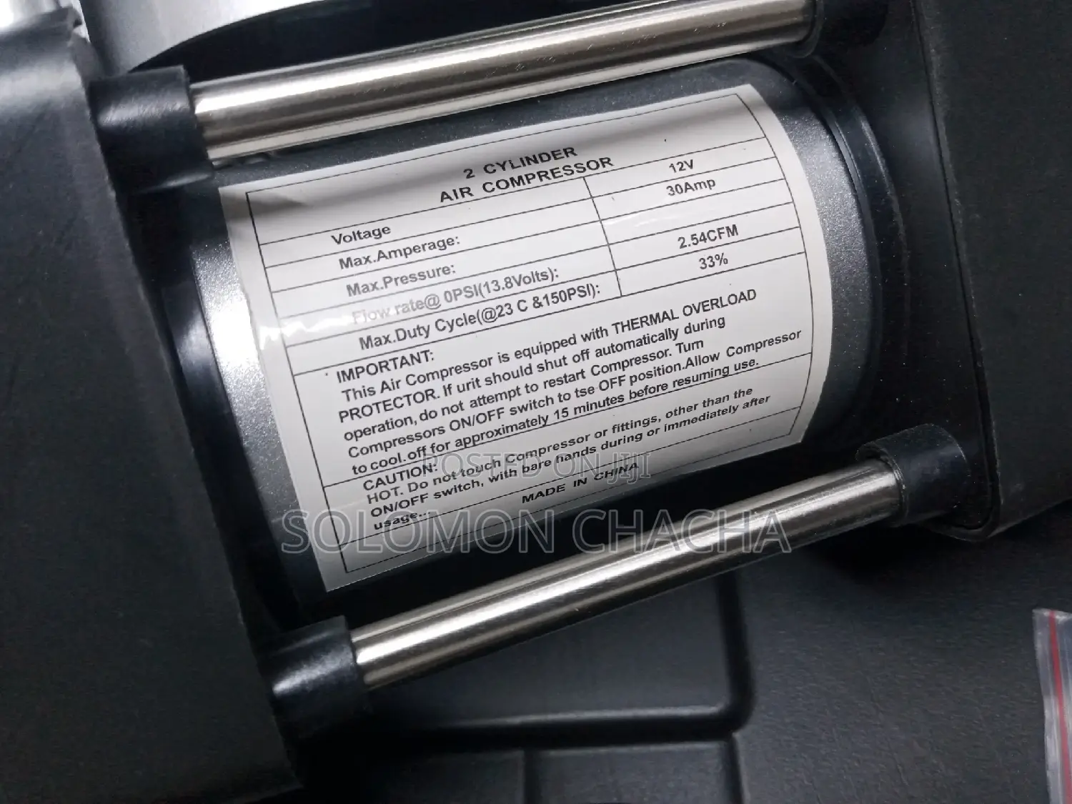 Portable DC Air Compressor 12v