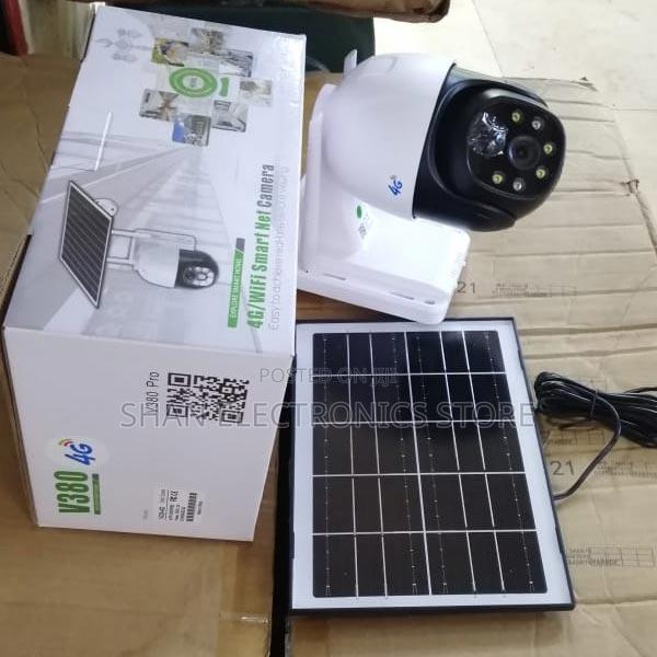 4g Hd Intelligent Solar Energy Alert PTZ Camera V380 CCTV-