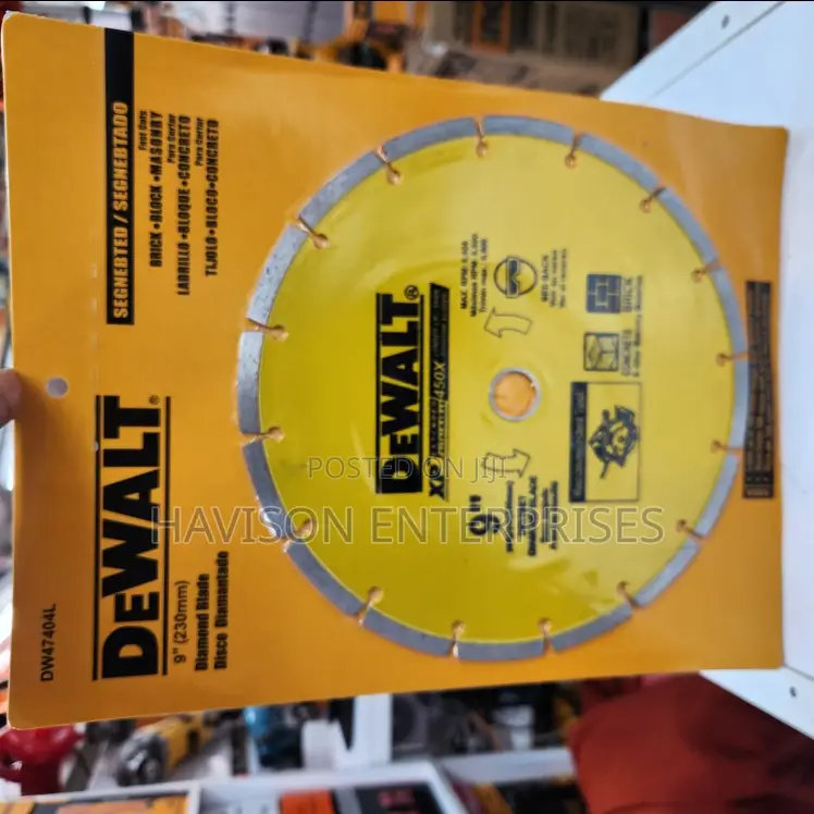 9" Dewalt Diamond Blade