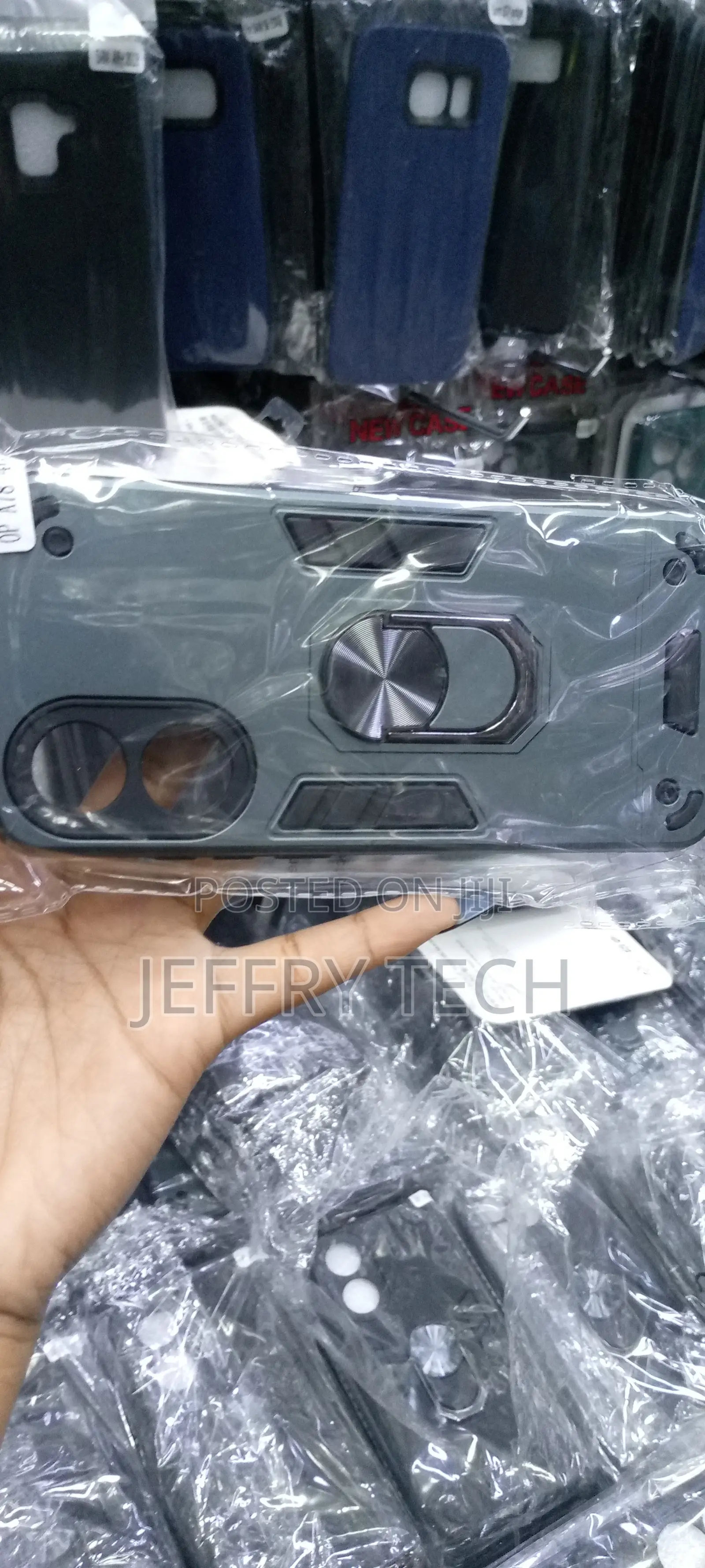 CEDO Plastic Oppo A78 (5G) Defender Case | Rotating Ring