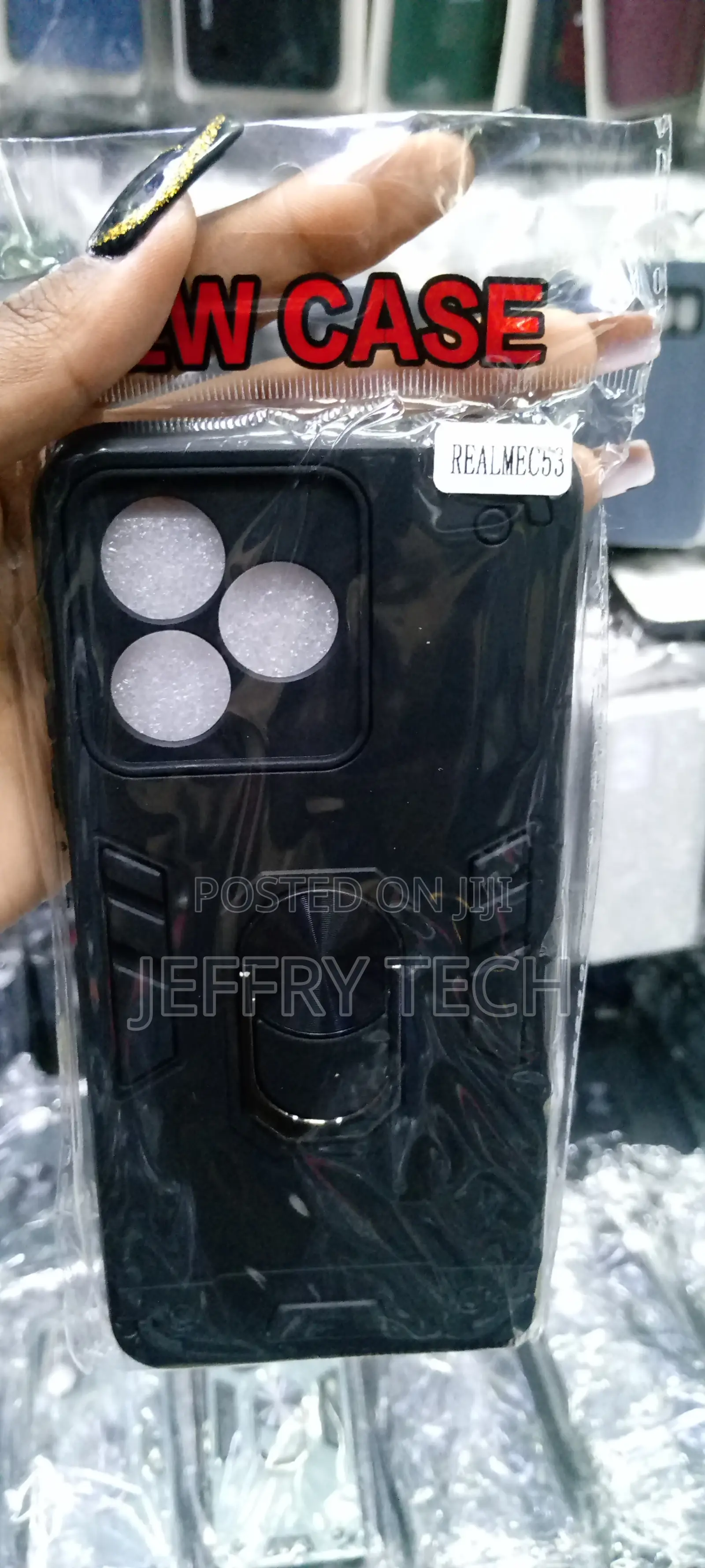 Fancyart Back Case Cover for Realme C53 Rotation Ring