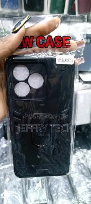 Fancyart Back Case Cover for Realme C53 Rotation Ring