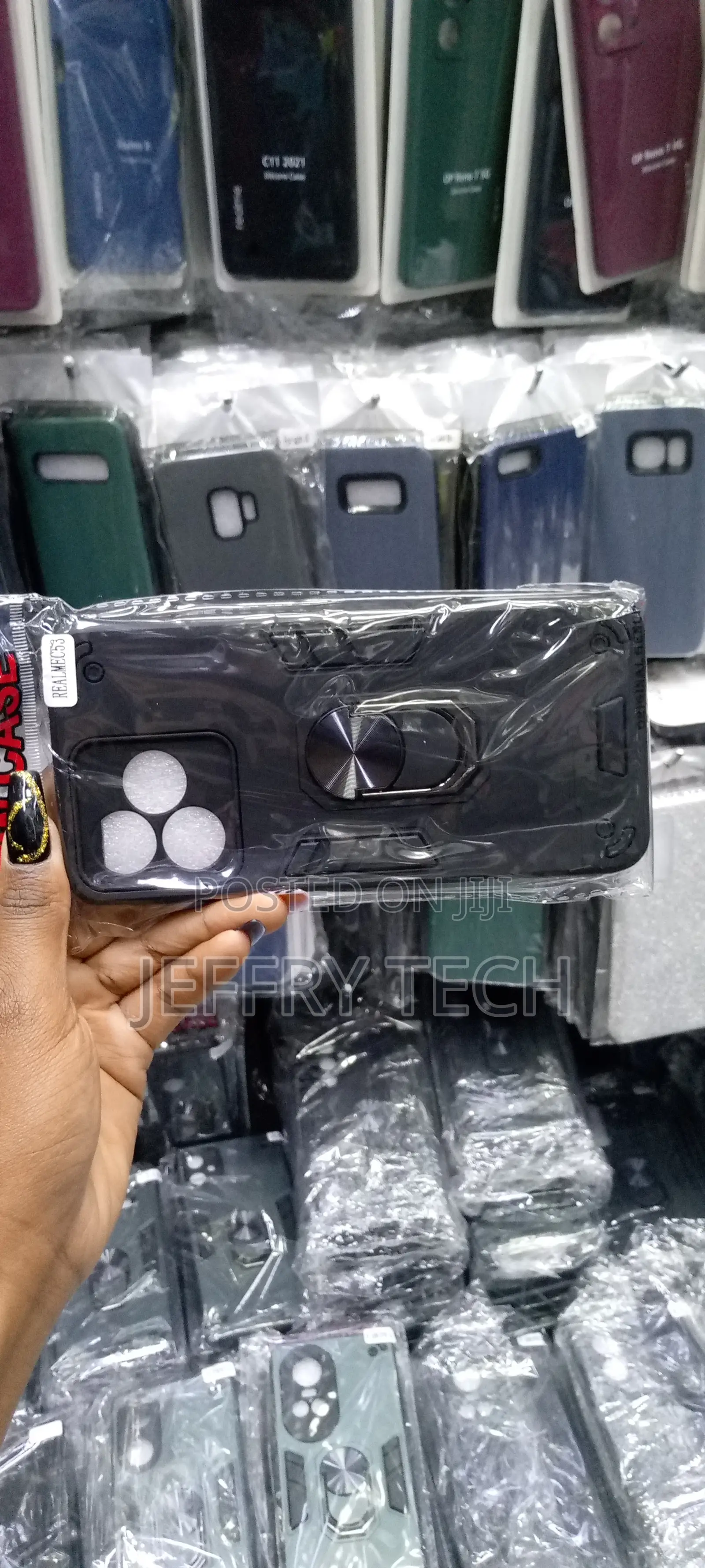 Fancyart Back Case Cover for Realme C53 Rotation Ring