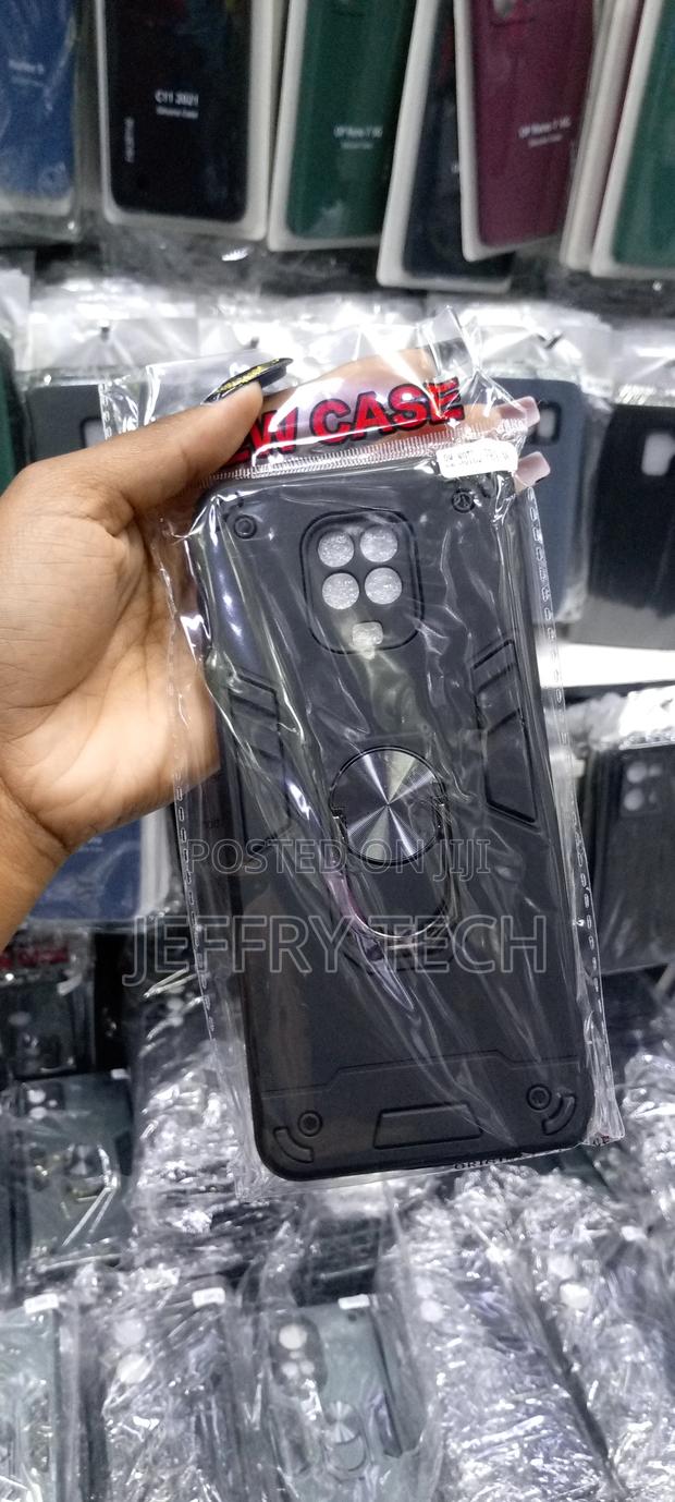 OPPO Realme 9 Case With Ring Holder Kickstand Matte Back - thumbnail 3