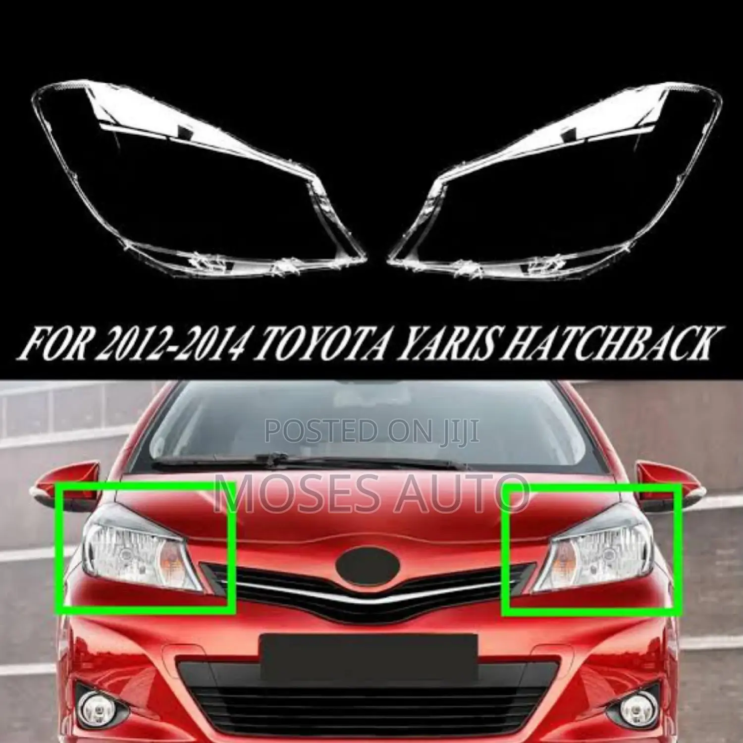 Vitz 2012 Headlight Lens