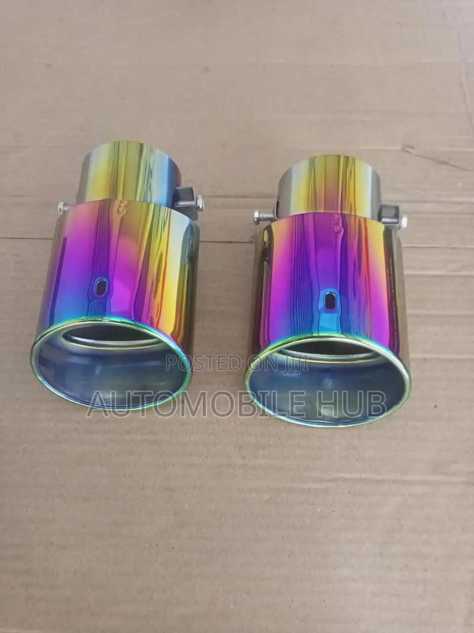 Single Muffler Tip Exhaust Decorations