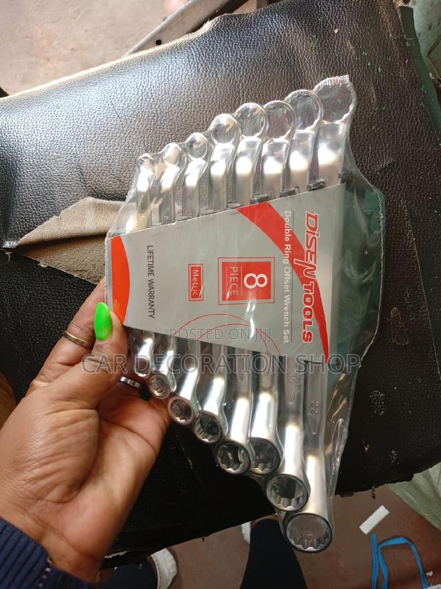 New Diesen 8pc Double Ring Spanner Set - main view