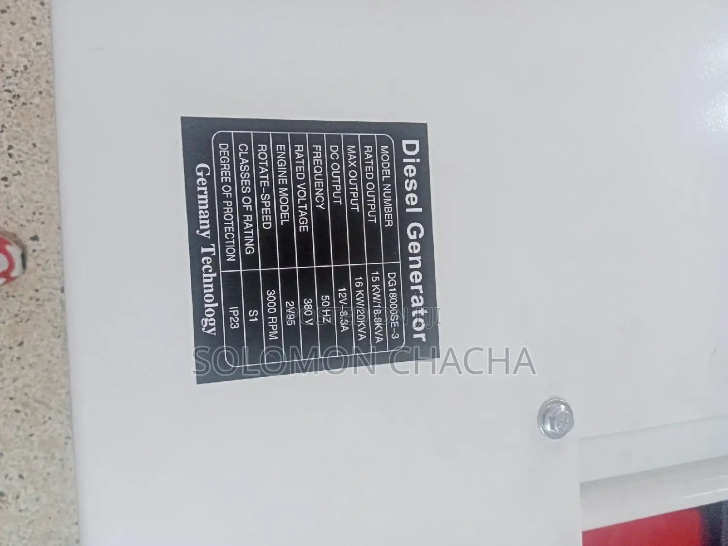 Girasol 18kva 3phase Silent Deisel Generator