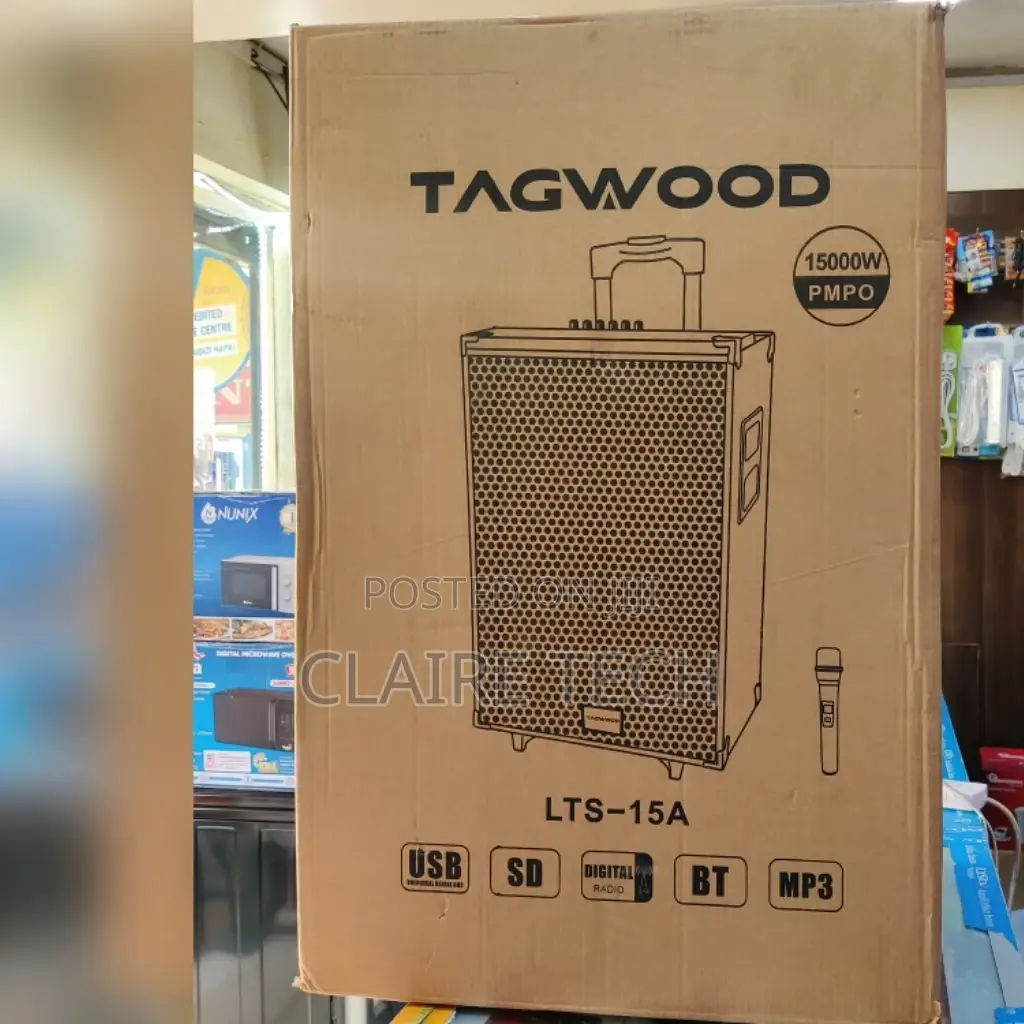 Tagwood 15 Inches Trolley Speaker LTS-15A