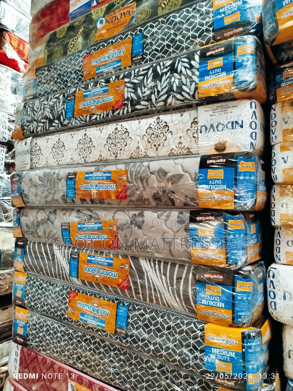 6by6 8inch MD Quilted Mattresses + Free Delivery.