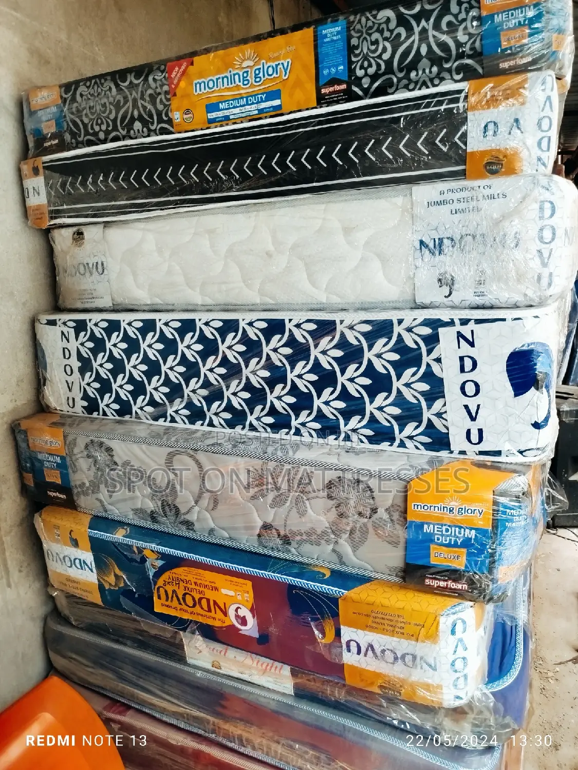 Morning Glory and NDOVU Mattresses - MD HD Available.