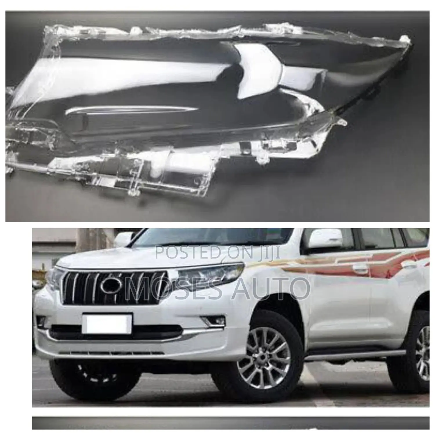 Prado 2018 Headlight Lens
