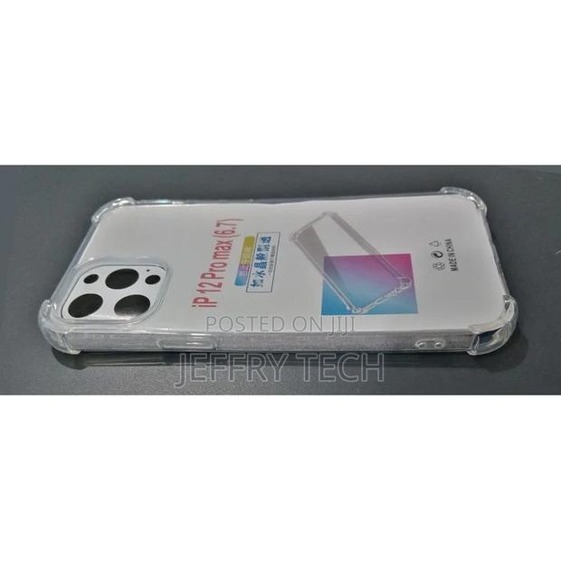 Anti-Shock Back Cover for iPhone 12 Pro Max (6.7) - Transpar - thumbnail 3