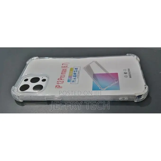 Anti-Shock Back Cover for iPhone 12 Pro Max (6.7) - Transpar