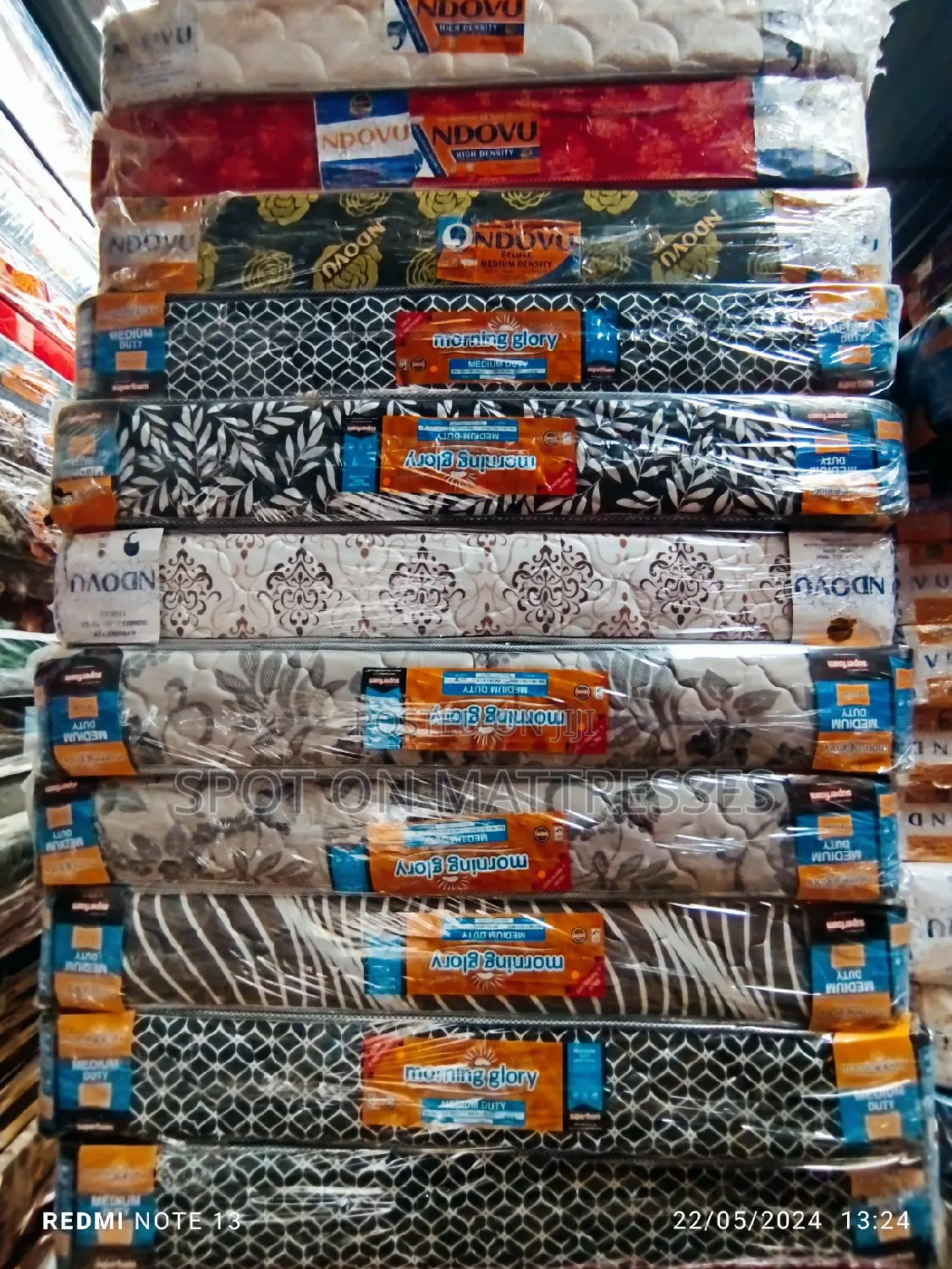 5by6 8inch MD Quilted Mattresses + Free Delivery.