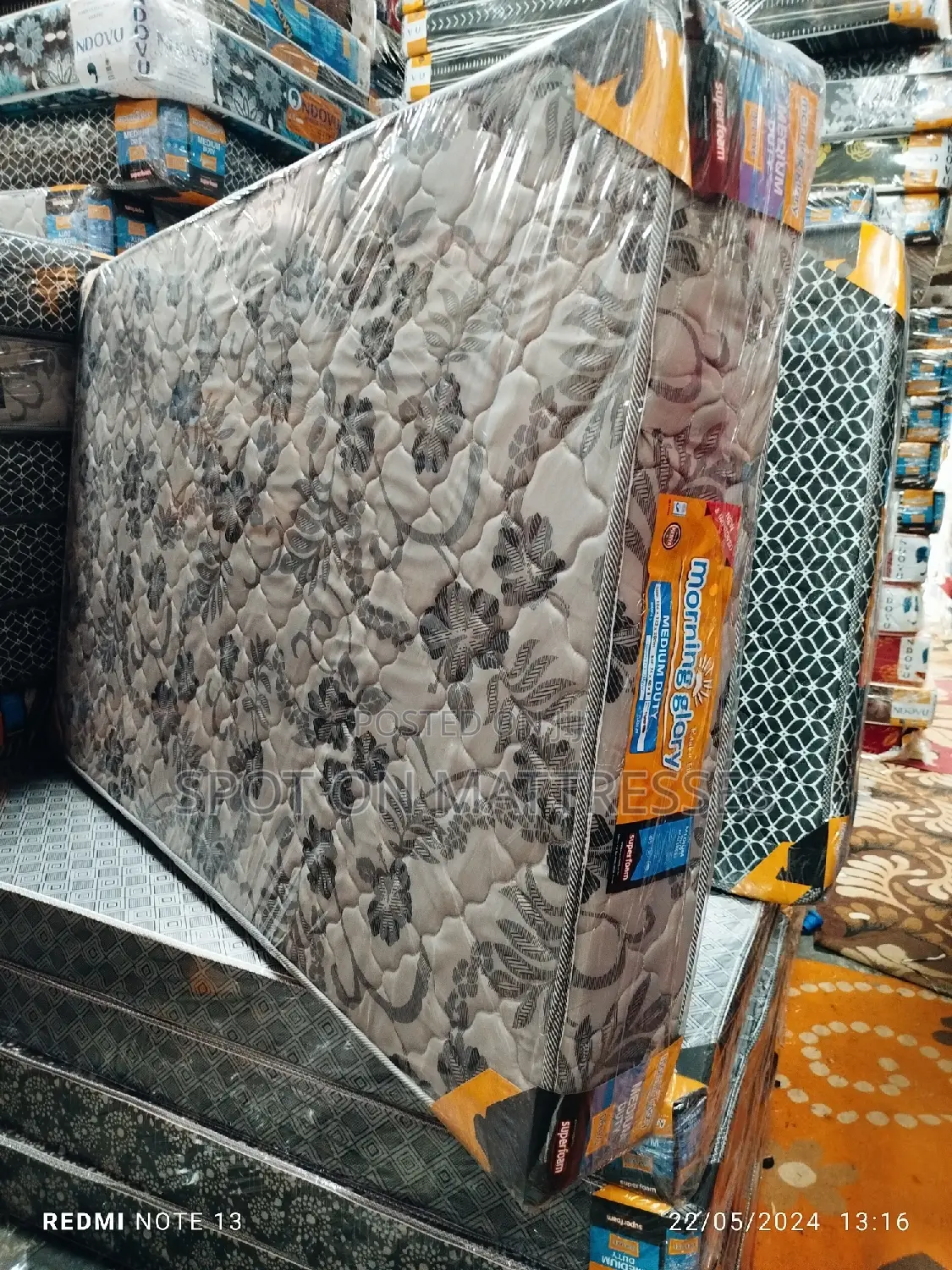 4by6 8inch MD Quilted Mattresses + Free Delivery.