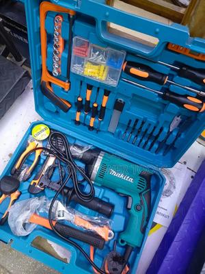 Quality Makita Corded Drill Set With Accessories - thumbnail 2