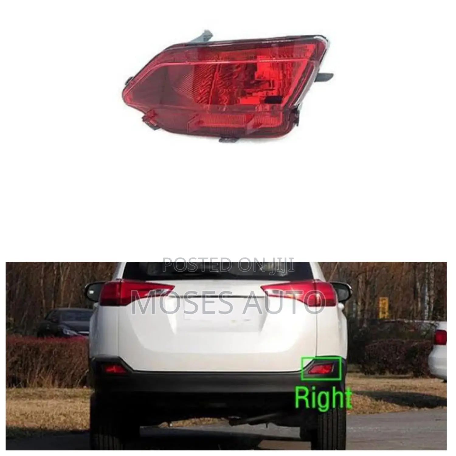 Rav4 Bumper Reflector