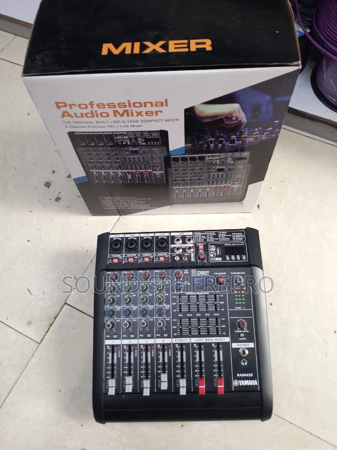 Professional Audio Mixer 4 Channel