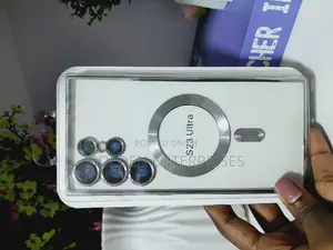 Silver Samsung S23 Ultra Phone Cover