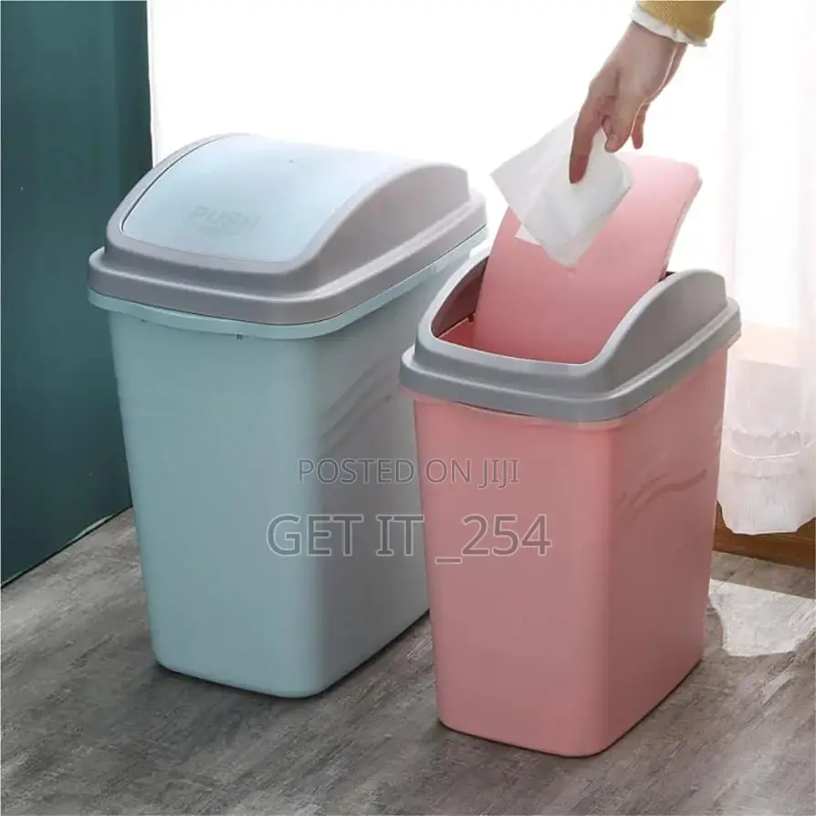  *Swing Lid Dustbin 238 Small
Material :Plastic