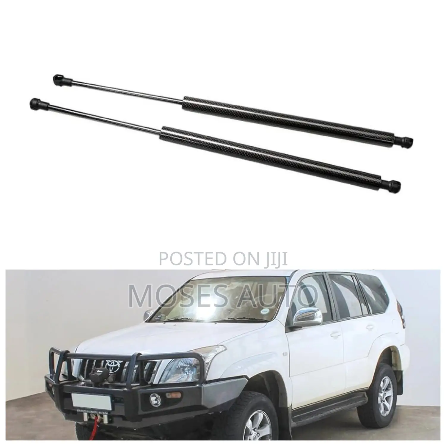 Prado 120 Bonnet Boot Shocks