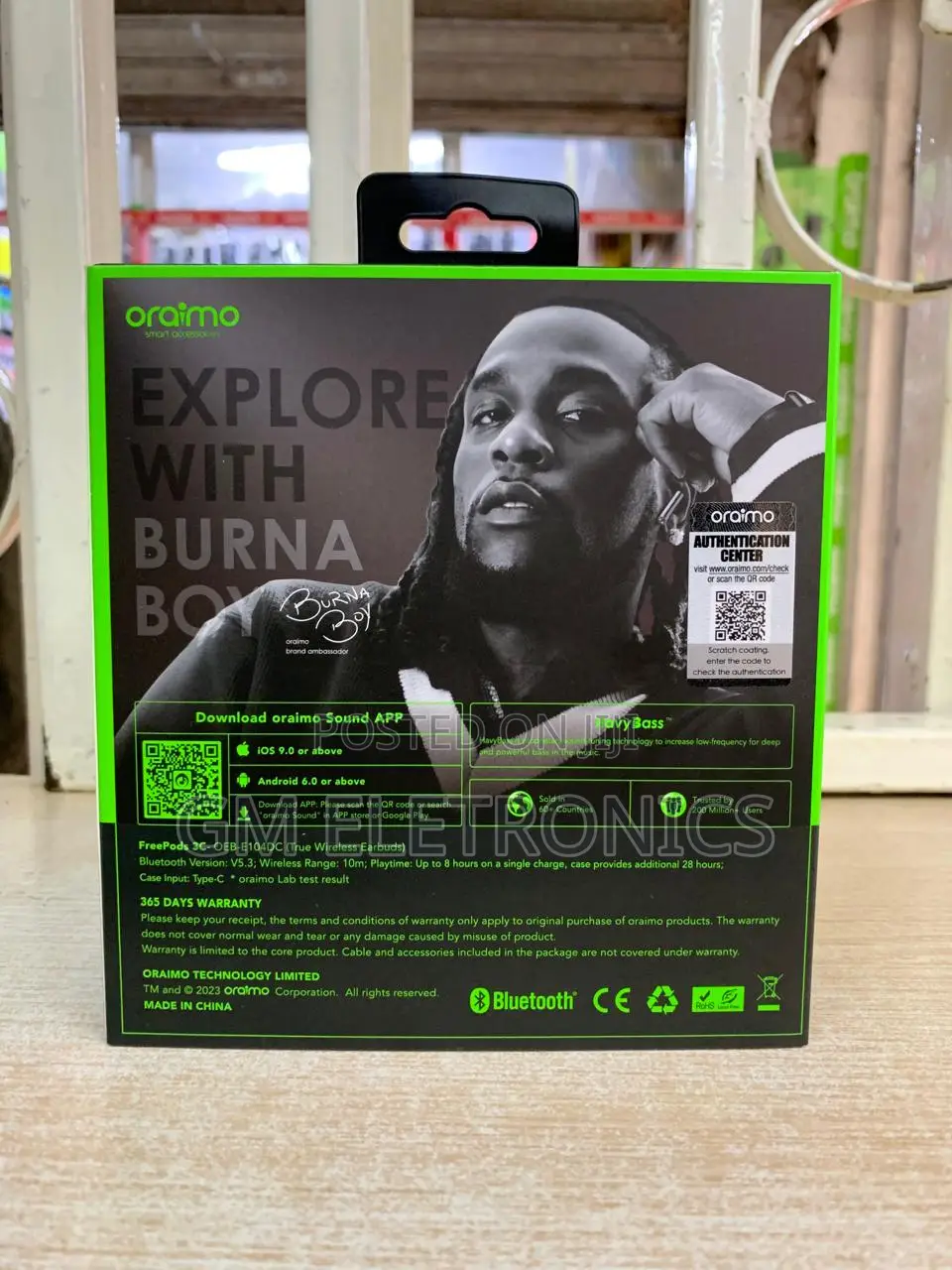 Free Pods 3C Heavy Bass Earbuds.[Oeb-e104dc]