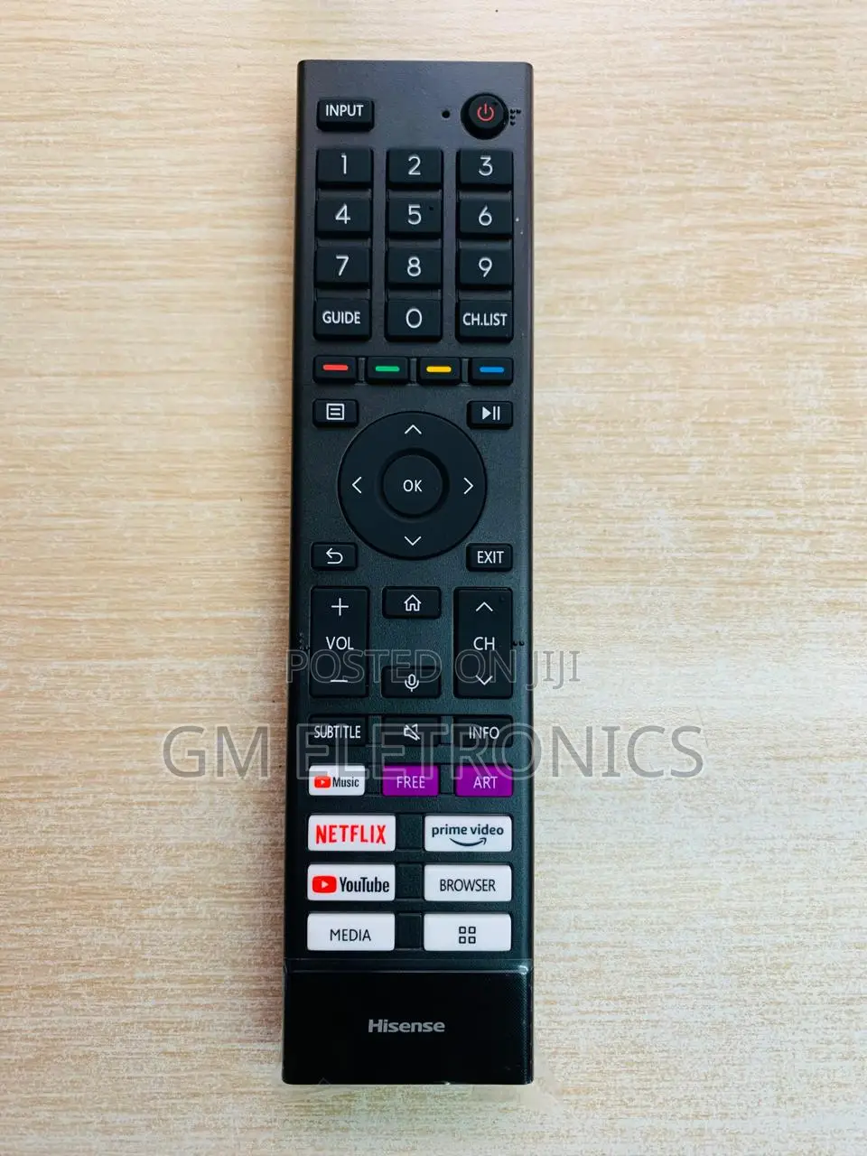 Original Hisense Vidaa Smart TV Replacement Controller.