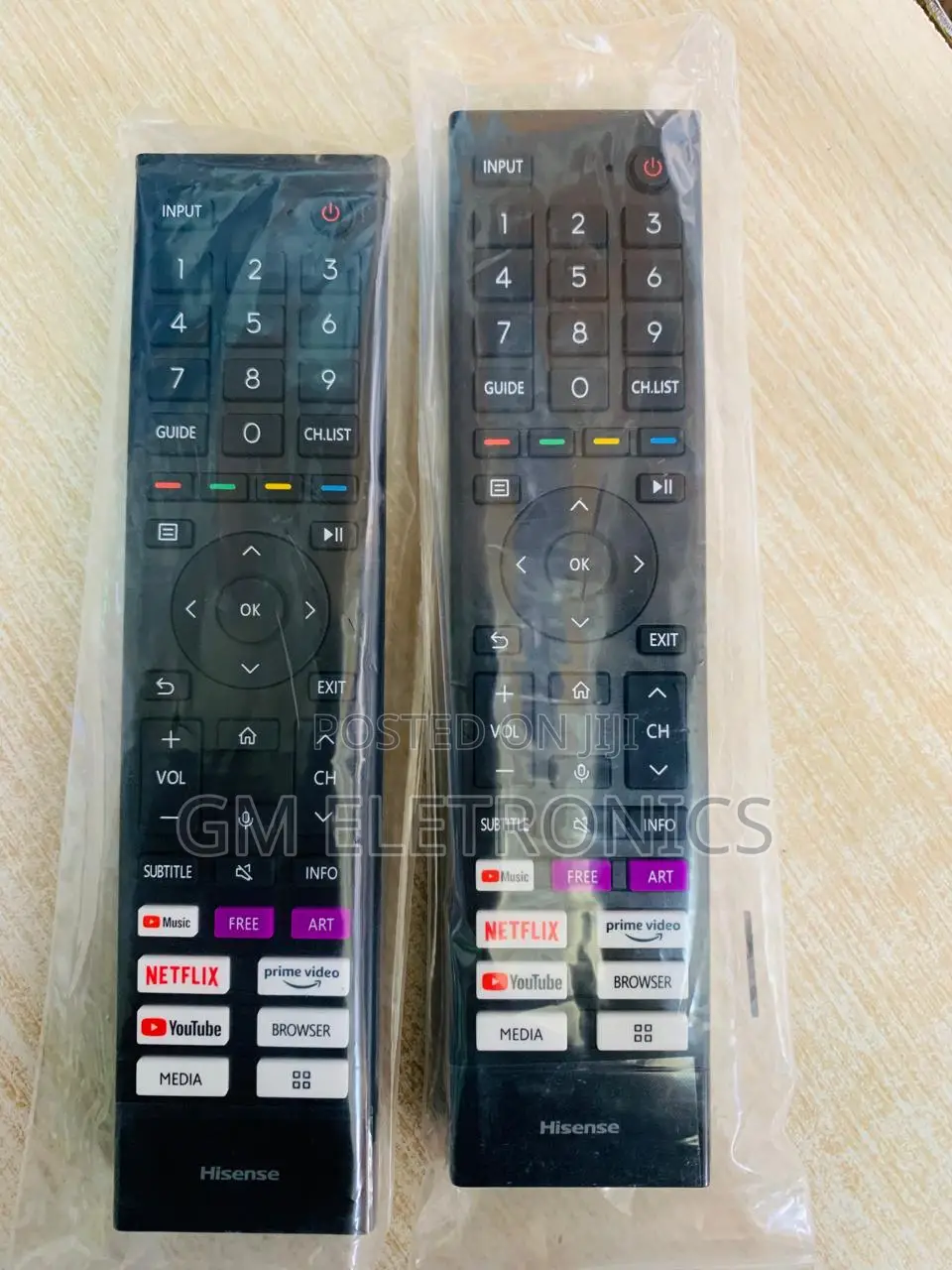 Original Hisense Vidaa Smart TV Replacement Controller.