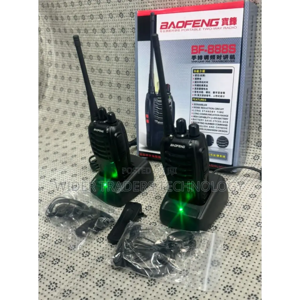 Baofeng BF 888S Walkie Talkie Radio Calls -2 Max of 5km