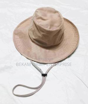 Modern Beige Safari Hat - main view