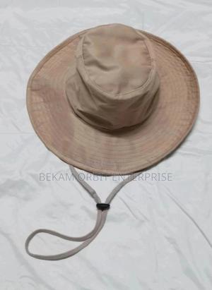 Cotton Twill Beige Safari Hat - main view
