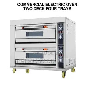 Premier Commercial Oven Two Deck Four Tray