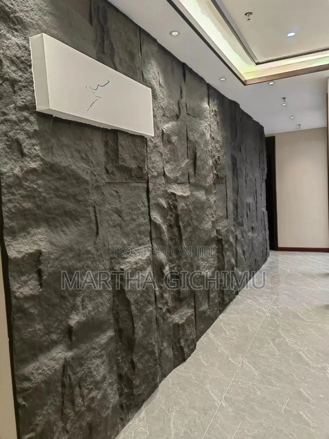 PU Feather Stone Pannel
