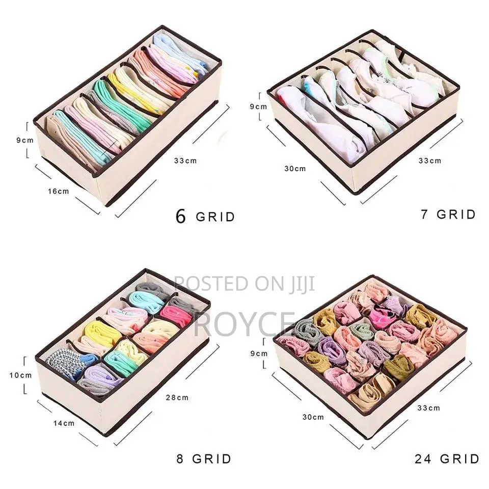 4pcs Undergarments Organizers