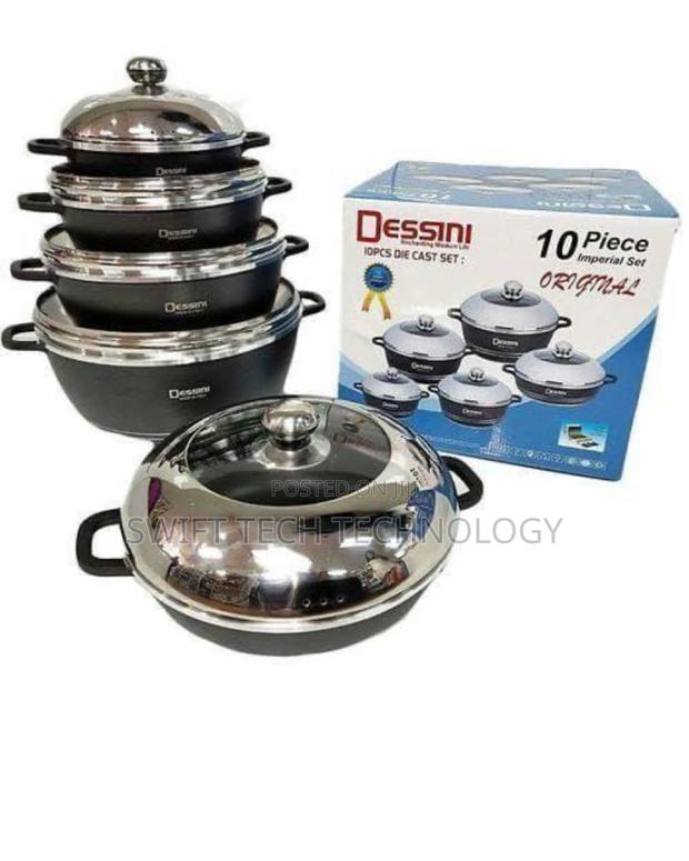10 PCS Desini Cookware Set ,Dessini Cookware ,Cookware - main view