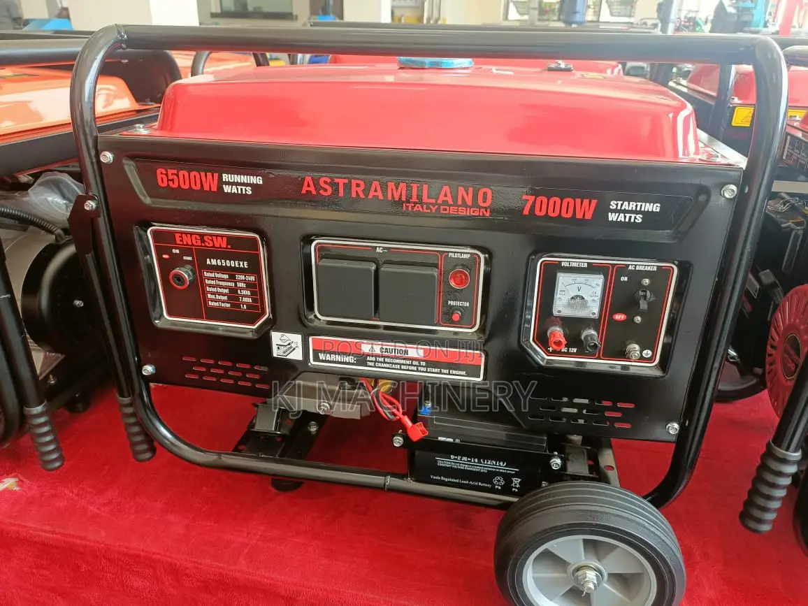 Astramilano 7.5kva Petrol Silent Generator Key Start Genset