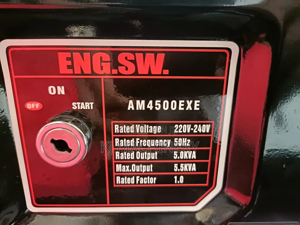 Astramilano 7.5kva Petrol Silent Generator Key Start Genset