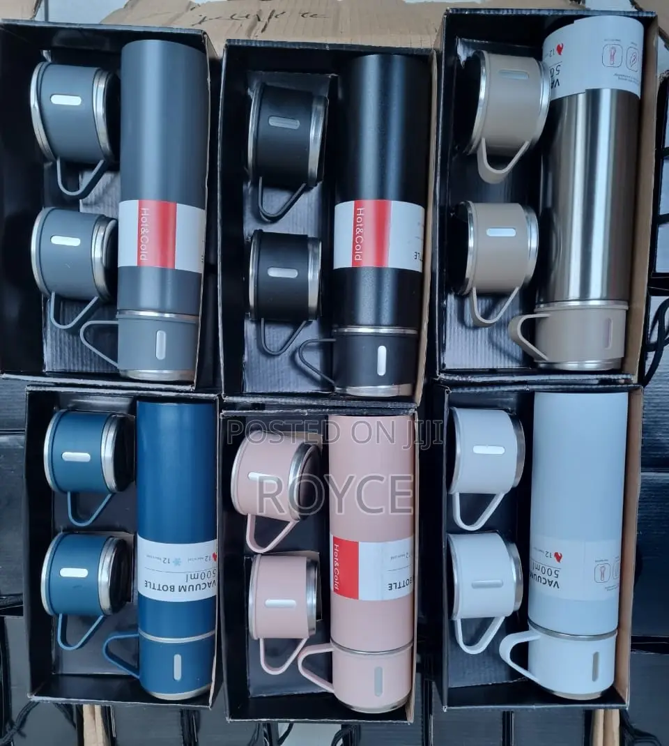 3 in -1 Stainless Steel Vacuum Insulated Flask-(500ml)