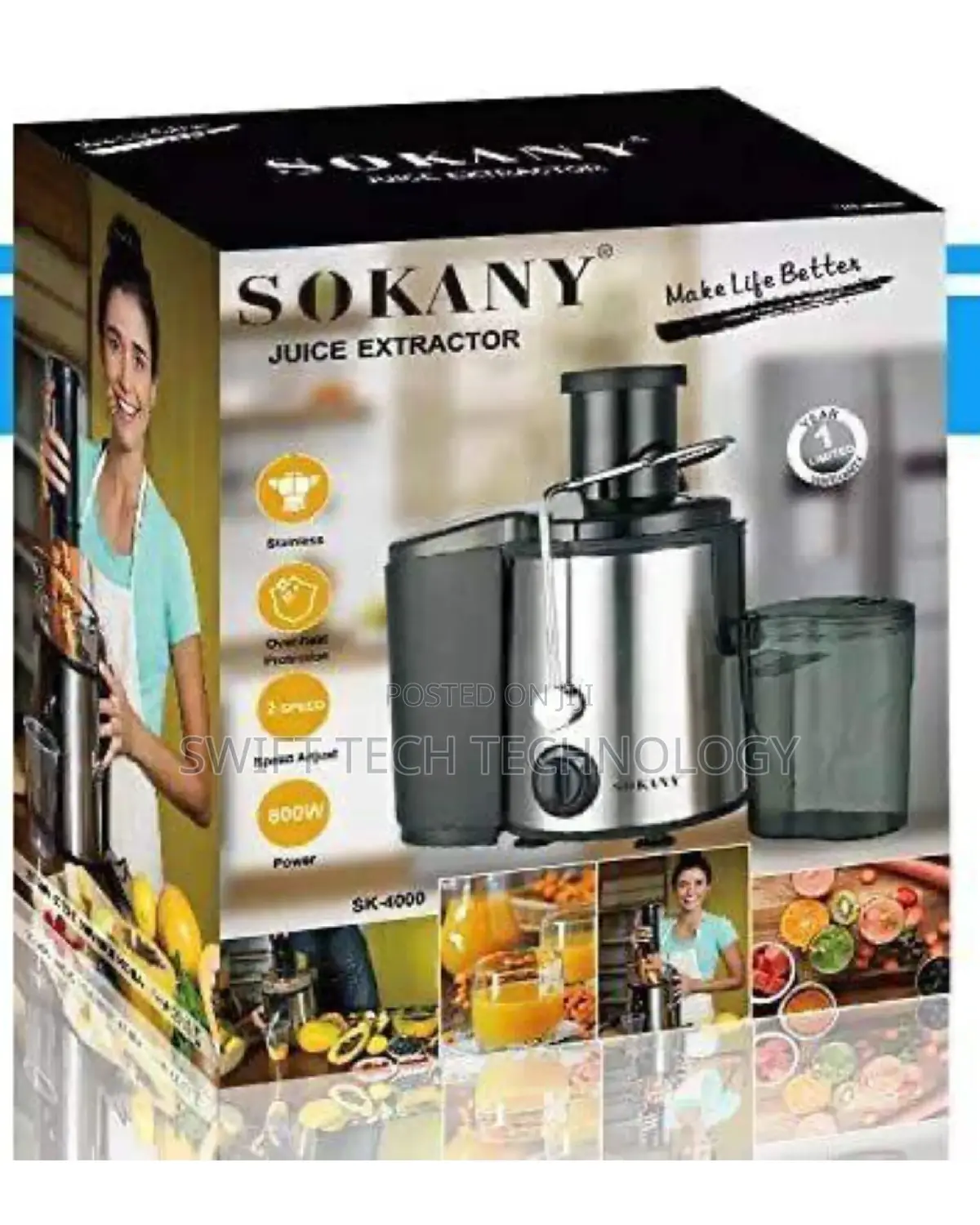 Juicer ,Juicer Sokany Electric Juicer