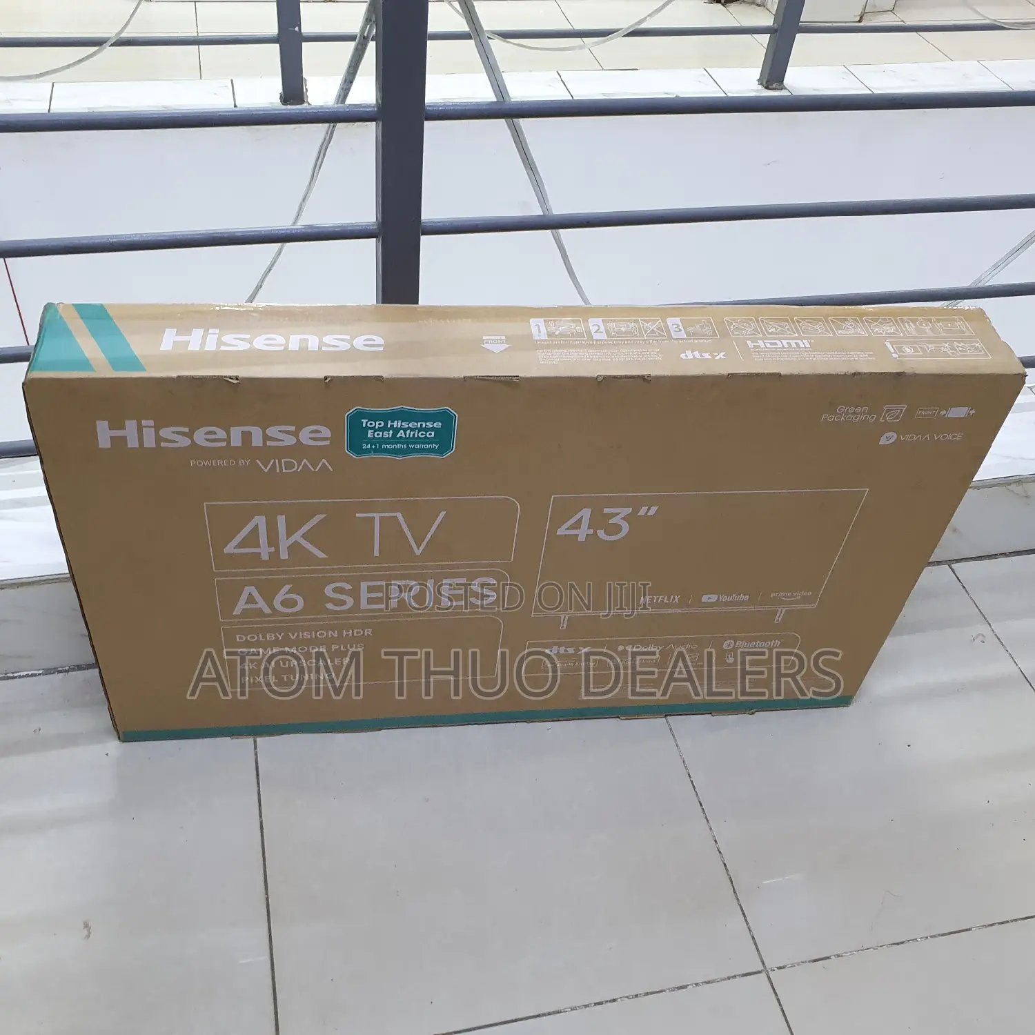 Hisense 43 Inches Vidaa A6 Series 2160