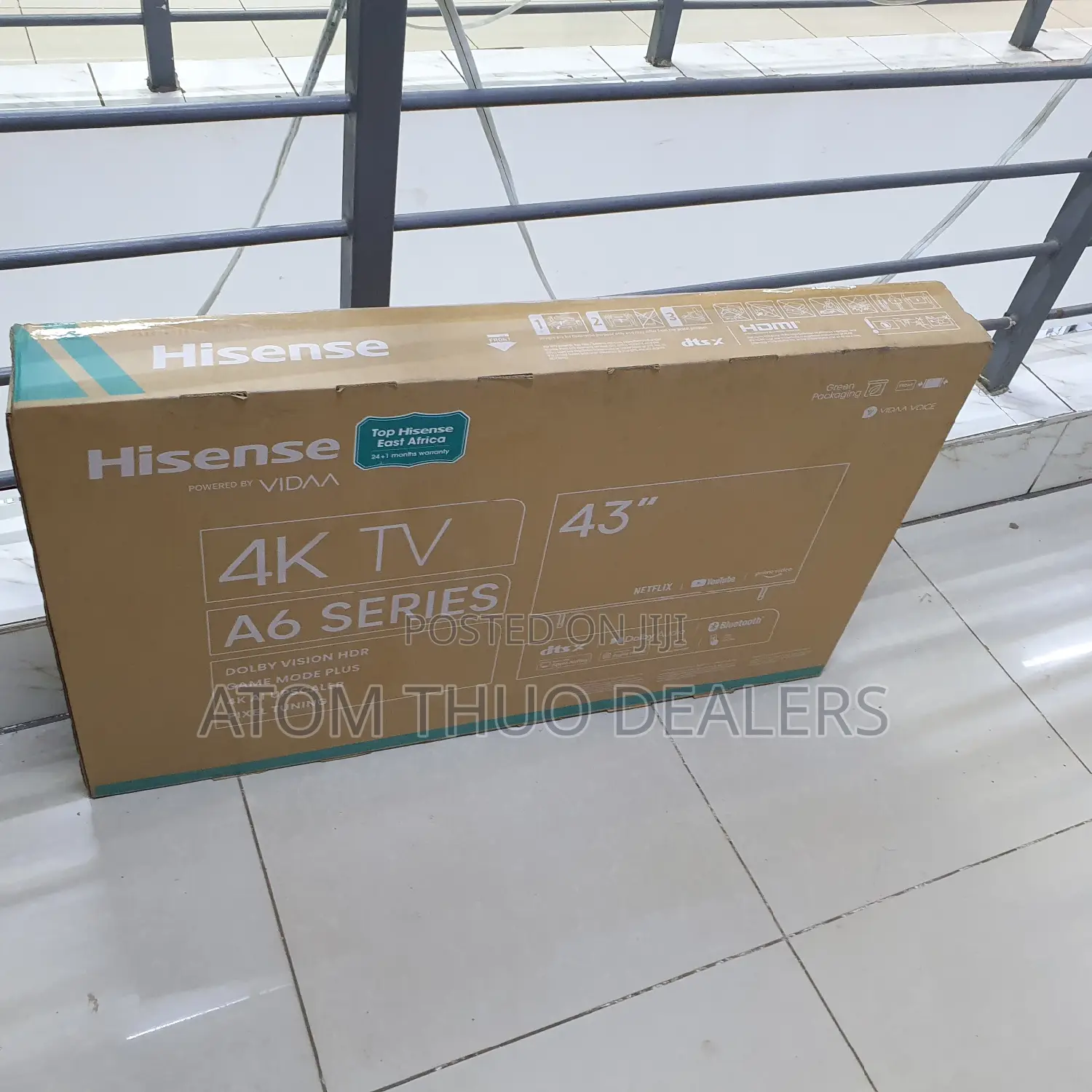 Hisense 43 Inches Vidaa A6 Series 2160 